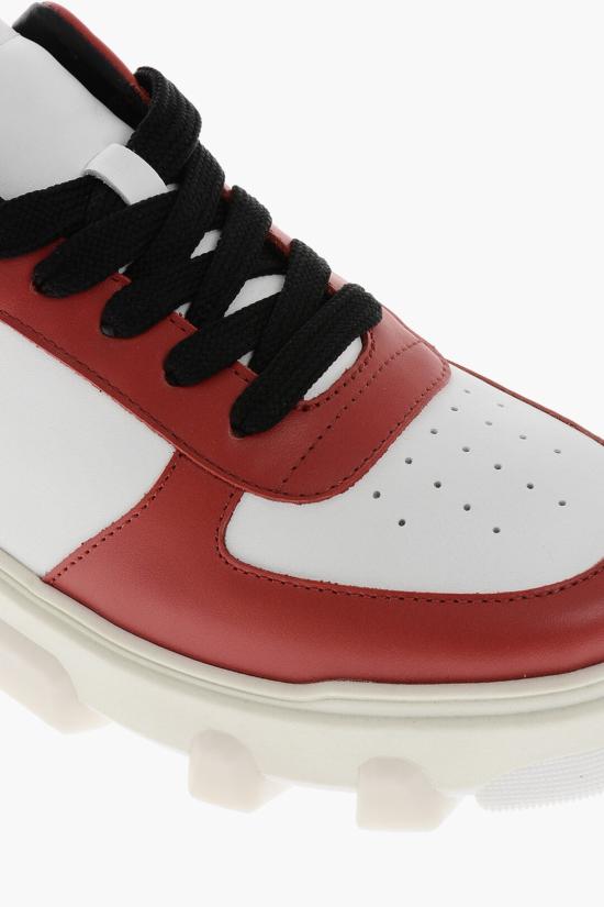 디스퀘어드2 스니커즈 S82SNM0350 SJ01502228 M1899 Rosso Bianco e Nero - DSQUARED2