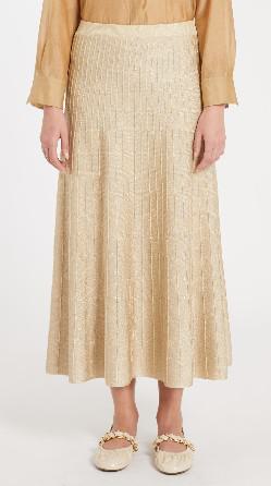 25FW 마렐라 롱 스커트 CRUSCA004046 Yellow