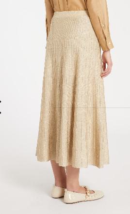 25FW 마렐라 롱 스커트 CRUSCA004046 Yellow - MARELLA