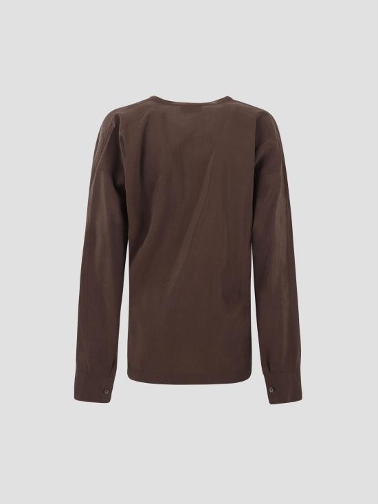 25FW 르메르 블라우스 TO1081LF1308 BR402 BRUNETTE - LEMAIRE