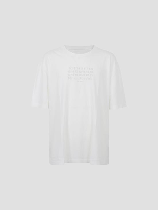 25FW 마르지엘라 반팔 티셔츠 S67GC0042S24575 101 OFF WHITE