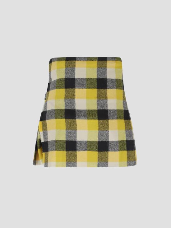 25FW 비비안웨스트우드 스커트 1F020006W018Q E206 PIXEL CHECK - VIVIENNE WESTWOOD