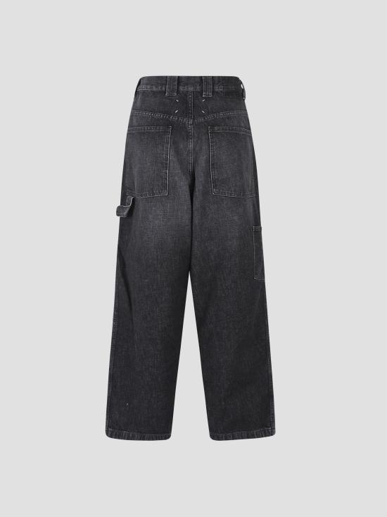25FW 마르지엘라 스트레이트 팬츠 S29LA0105M30036 962 WASHED BLACK - MAISON MARGIELA