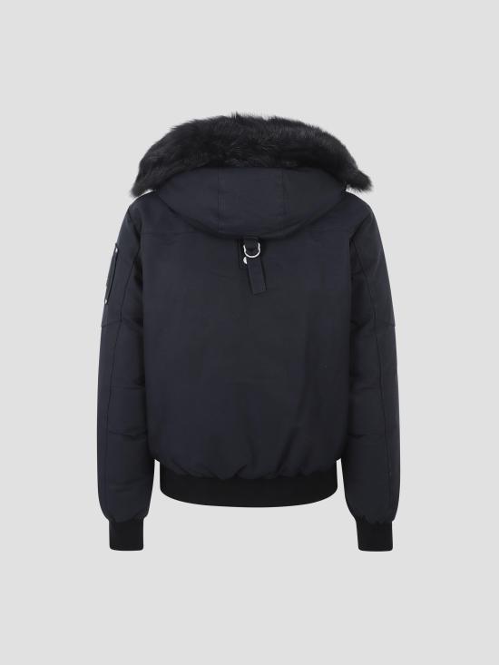 25FW 무스너클 오리지널 벨라스틱 네오시어 봄버 자켓 오리지널 벨라스틱 네오시어 봄버  M35MB000S 546 NAVY W BLK SH - MOOSE KNUCKLES