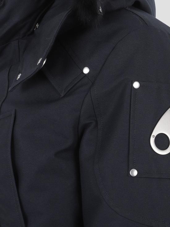 25FW 무스너클 오리지널 벨라스틱 네오시어 봄버 자켓 오리지널 벨라스틱 네오시어 봄버  M35MB000S 546 NAVY W BLK SH - MOOSE KNUCKLES