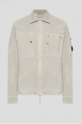 25FW 씨피 컴퍼니 코듀로이 렌즈 지퍼 셔츠 19CMOS097A006410O356 FALLEN ROCK DOM