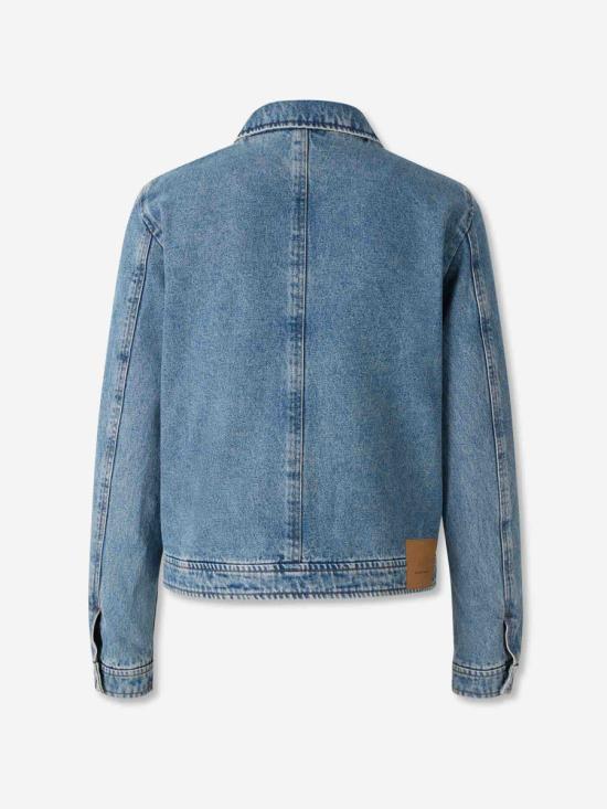 25FW 아미 데님 자켓 HJK835DE0046 480 USED BLUE - AMI