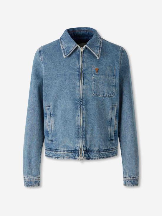 25FW 아미 데님 자켓 HJK835DE0046 480 USED BLUE