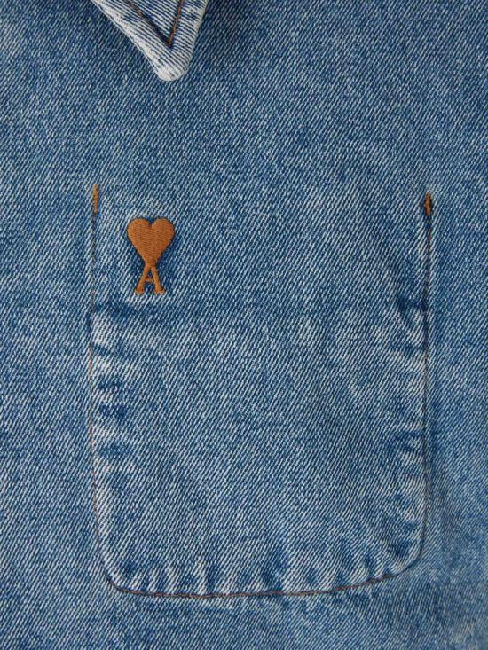 25FW 아미 데님 자켓 HJK835DE0046 480 USED BLUE - AMI