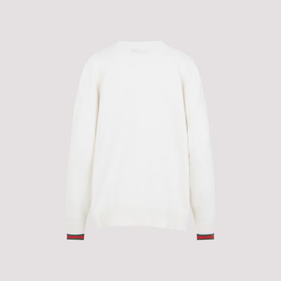 25FW 구찌 브이넥 울 캐시미어 가디건 830815 XKE13 9304 IVORY - GUCCI