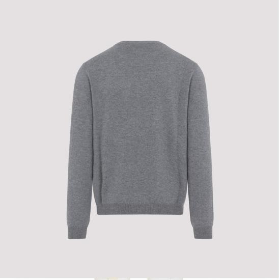 25FW 구찌 자수 로고 스웨터  833668 XKEYH 1015 COOL IRON - GUCCI