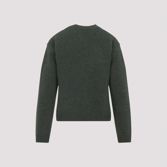 25FW 구찌 인타르시아 울 탑 스웨터 770072 XKEBC 3035 GREEN LILAC - GUCCI