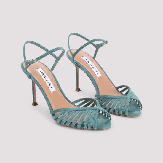 26SS 아쿠아주라 뮬/슬리퍼 HDMMIDS0 SUE LGE LIGHT TEAL - AQUAZZURA