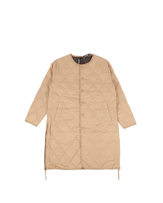  타이온 봄버 자켓 밀리터리 크루넥 다운 롱 재킷 - TAION