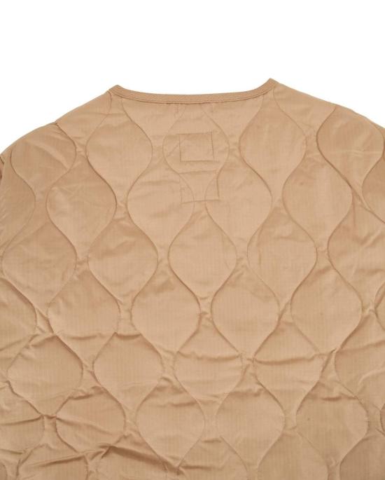  타이온 봄버 자켓 밀리터리 크루넥 다운 롱 재킷 - TAION