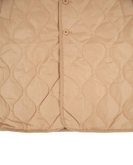  타이온 봄버 자켓 밀리터리 크루넥 다운 롱 재킷 - TAION