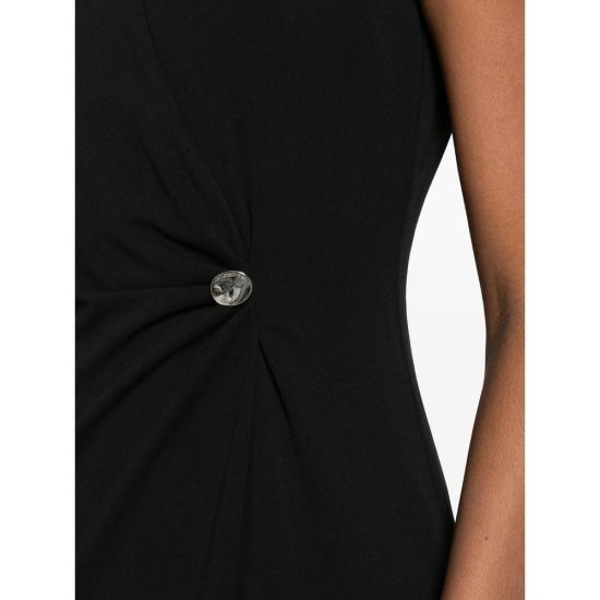 26SS 캘빈클라인 미디 원피스 LV044E047G BLACK - CALVIN KLEIN