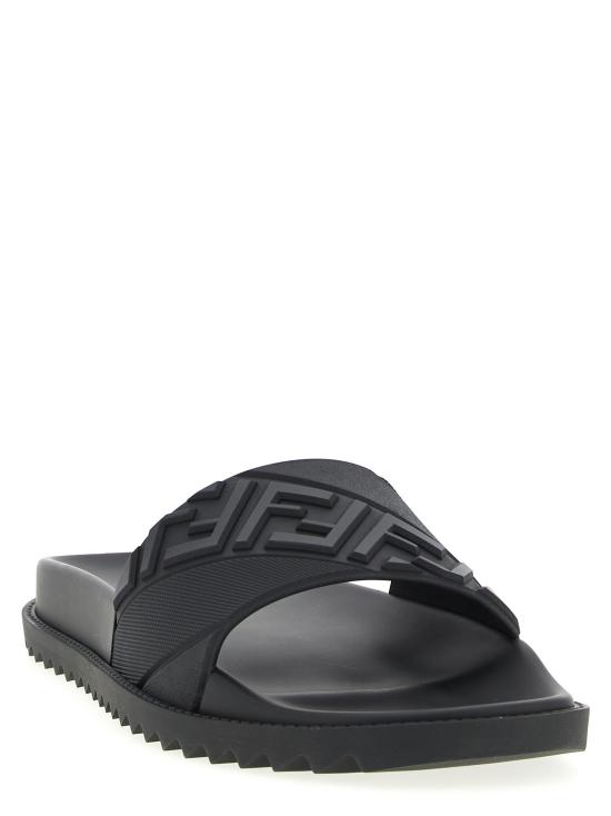 25FW 펜디 뮬/슬리퍼 7X1377ABO2F0QA1 Black - FENDI