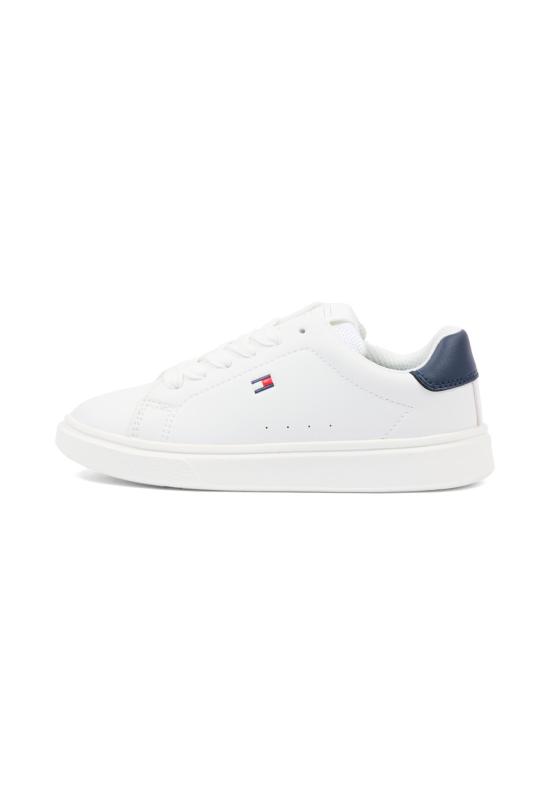 26SS [키즈] 타미힐피거 스니커즈 T3X9 34350 1355X336 WHITE - TOMMY HILFIGER