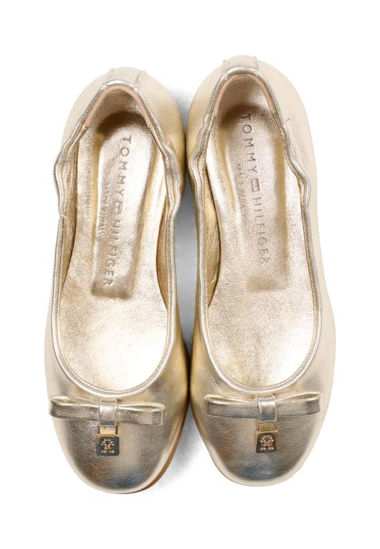 26SS [키즈] 타미힐피거 플랫 슈즈 T4A3 34415 0504514 GOLD - TOMMY HILFIGER