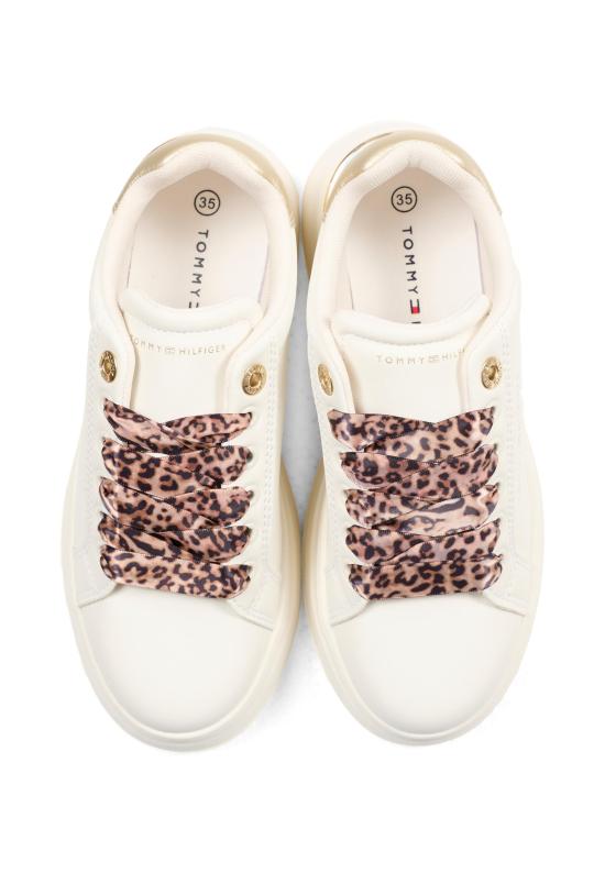 26SS [키즈] 타미힐피거 스니커즈 T3A9 34255 1355X024 WHITE - TOMMY HILFIGER