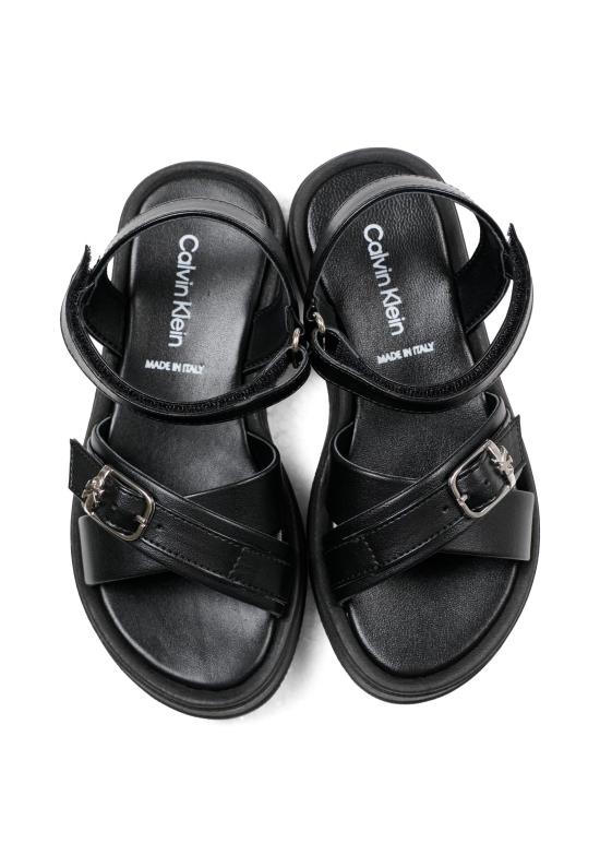 26SS [키즈] 캘빈클라인 샌들 V4A2 83260 0326999 BLACK - CALVIN KLEIN