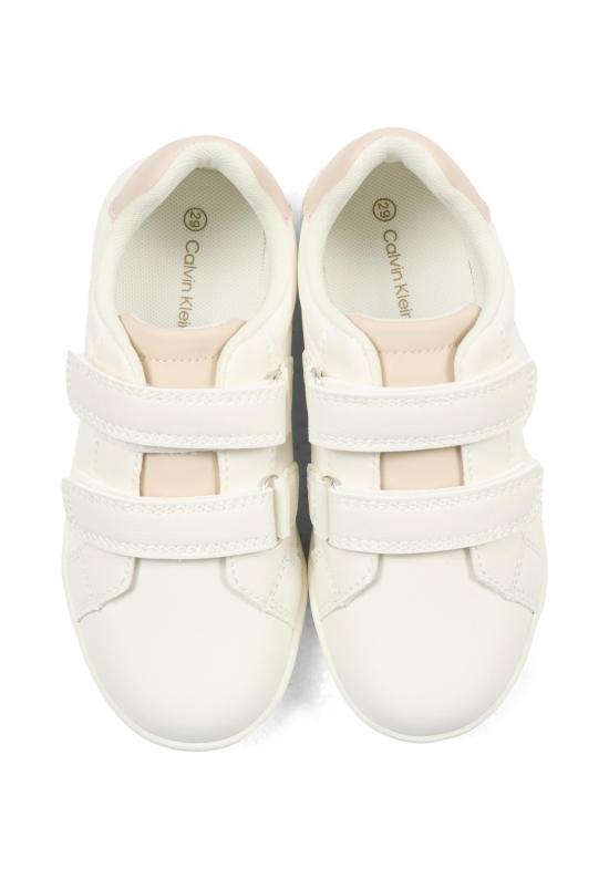 26SS [키즈] 캘빈클라인 스니커즈 V1X9 83276 1355A472 WHITE - CALVIN KLEIN