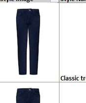 25FW [키즈] 트루사르디 스트레이트 팬츠 TBA25025PA PEACOAT BLUE