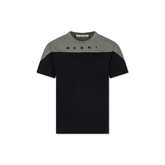  [키즈] 마르니 티셔츠 M01225 M00L9 MT176U 0M900 BLACK