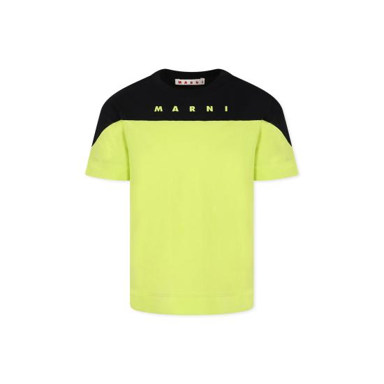  [키즈] 마르니 티셔츠 M01225 M00L9 MT176U 0M220 YELLOW