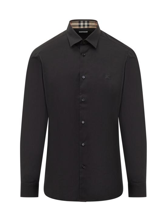26SS 버버리 스트레치 코튼 셔츠 8071799 A1189 BLACK