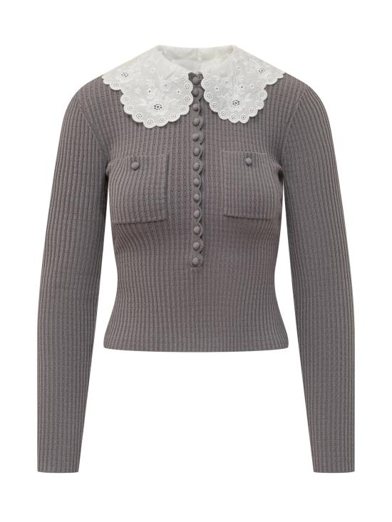 26SS 셀프 포트레이트 반팔 티셔츠 RS26106TAGR GREY