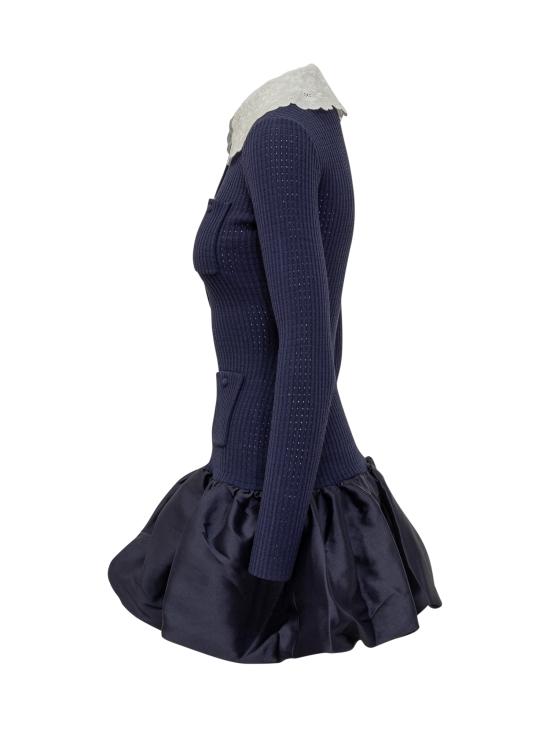 26SS 셀프 포트레이트 숏 원피스 RS26106SBN NAVY - SELF PORTRAIT