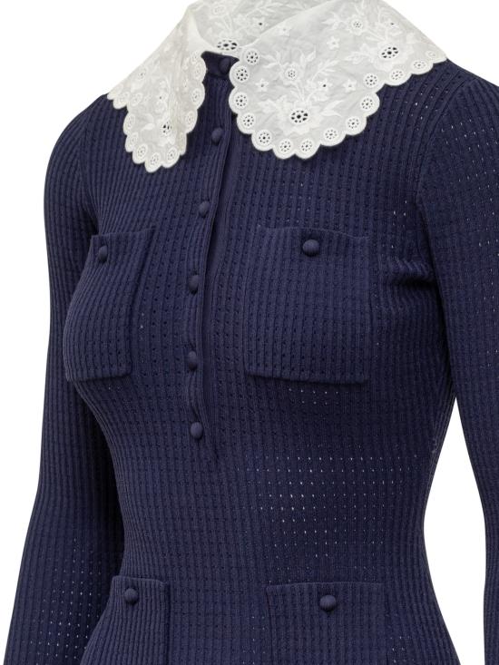 26SS 셀프 포트레이트 숏 원피스 RS26106SBN NAVY - SELF PORTRAIT