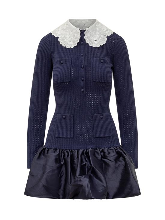 26SS 셀프 포트레이트 숏 원피스 RS26106SBN NAVY