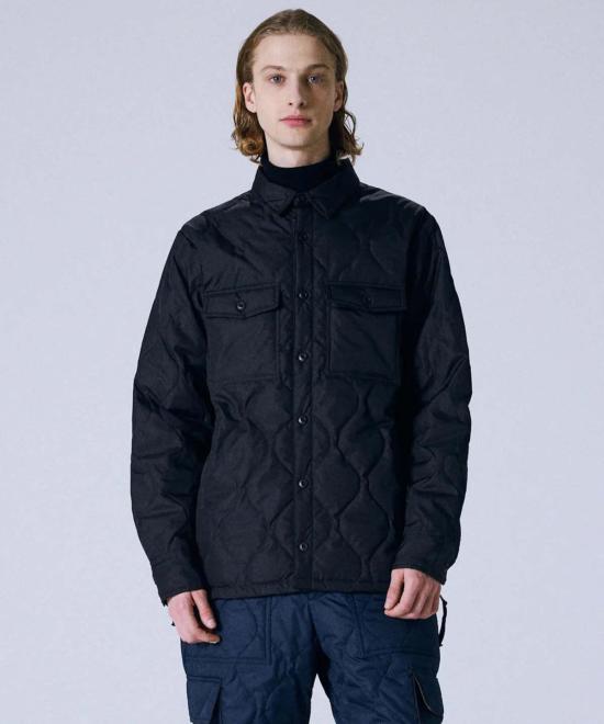  타이온 숏패딩 밀리터리 다운 셔츠 - TAION