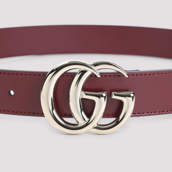 26SS 구찌 GG 마몽 씬 벨트 625839 0AAA5 6207 RED - GUCCI