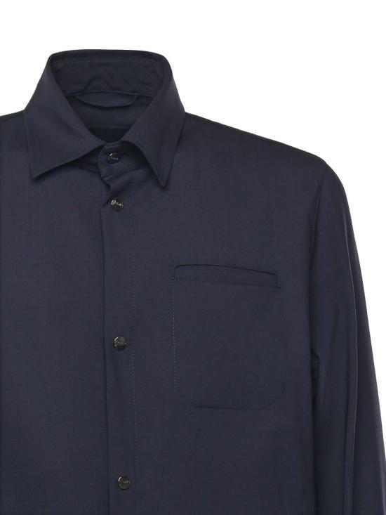  에르노 셔츠 GI000540U33474S9200 Blue - HERNO