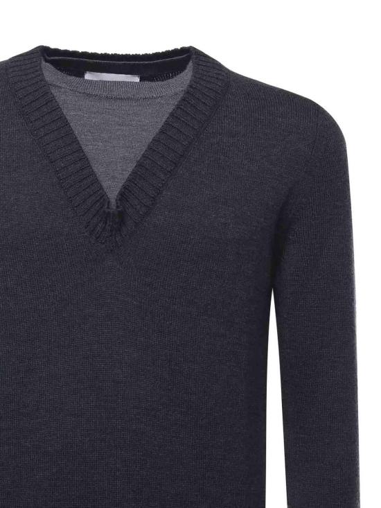 25FW 알파스튜디오 스웨터 AU3042C1004 Grey - ALPHA STUDIO