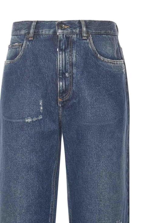  돌체앤가바나 스트레이트 팬츠 GP18LDG8NH3S9001 Blue - DOLCE & GABBANA