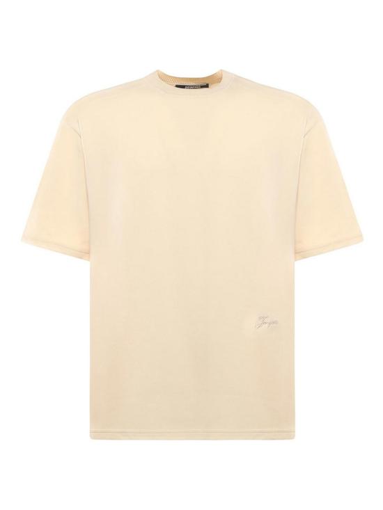  자크뮈스 반팔 티셔츠 25HTSM00563AJ00228130 Beige