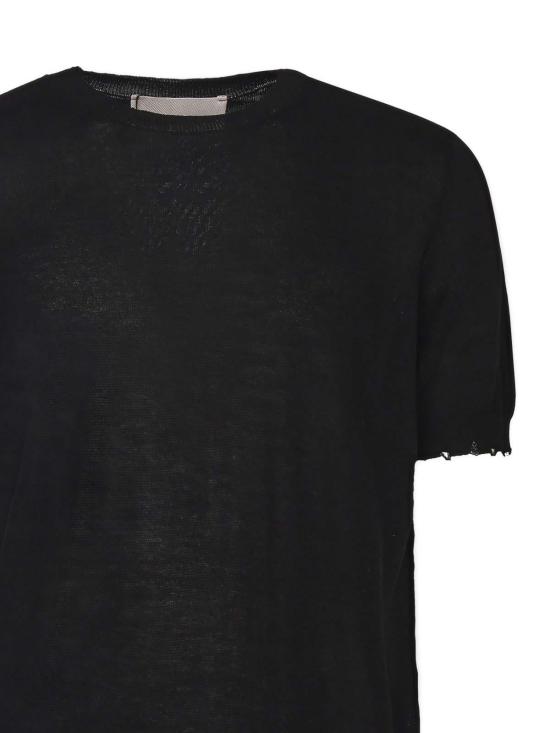  아마란토 반팔 티셔츠 B9D005899 Black - AMARANTO