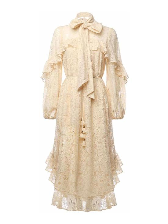 25FW 짐머만 롱 원피스 5202DF252CRM White