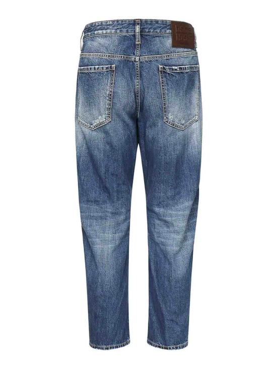  디스퀘어드2 스트레이트 팬츠 S74LB1752D30011470 Blue - DSQUARED2