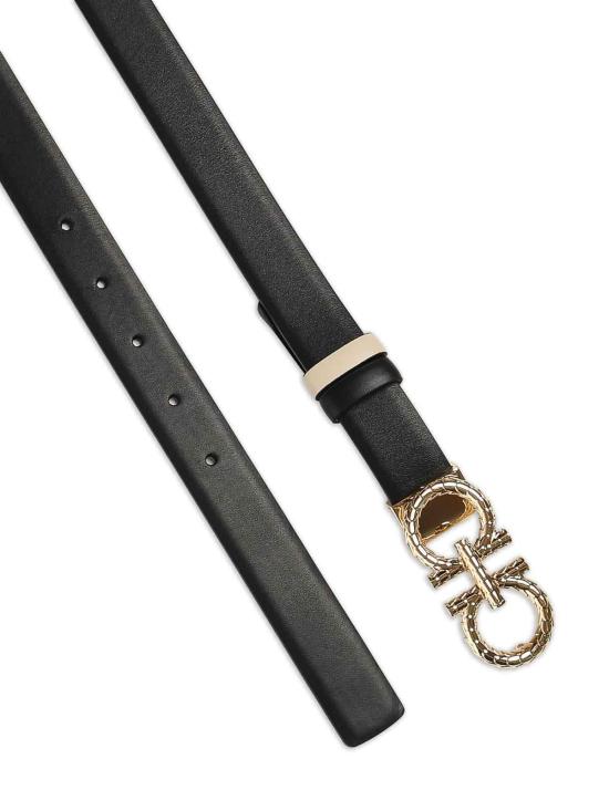 25FW 살바토레 페라가모 레귤러 벨트 230359780425001 Black - SALVATORE FERRAGAMO