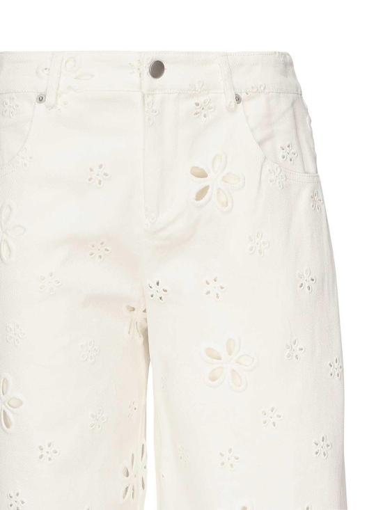 25SS 포러브앤레몬스 스트레이트 팬츠 CB2010WHITE White - FOR LOVE & LEMONS