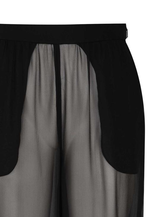  생로랑 스트레이트 팬츠 747440Y115W1000 Black - SAINT LAURENT