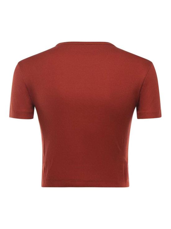  펜디 민소매 티셔츠 FS8110ANQMF1T6K Brown - FENDI