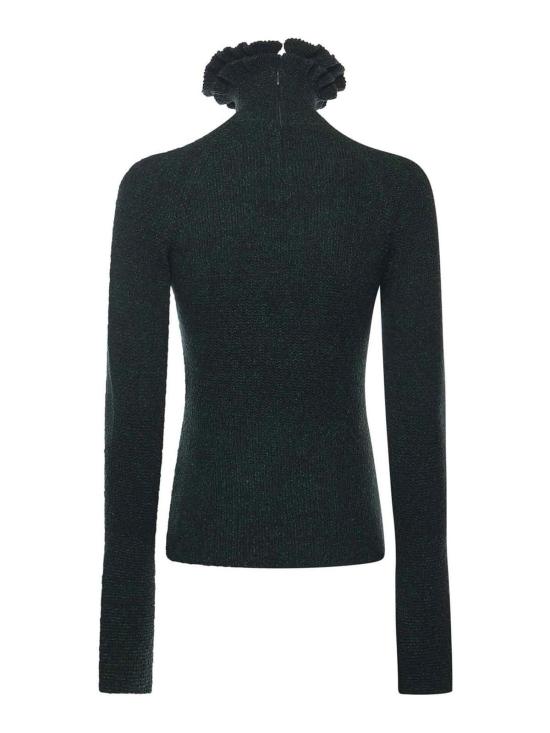 26FW 알라이아 터틀넥 AA9H1310K096B661 Dark Green - ALAIA