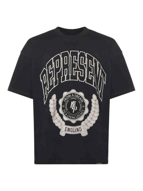 25FW 리프레젠트 반팔 티셔츠 MLM10017004 Black